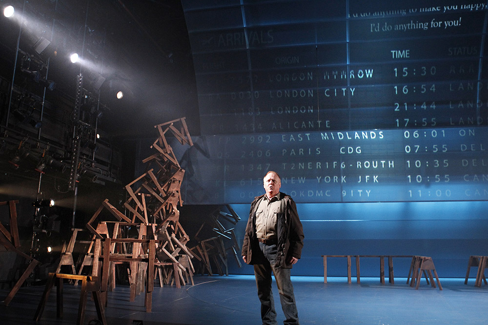 Production still for "The Riders". Barry Ryan as Scully. Photographer: Jeff Busby