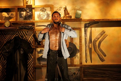 Production still for "One Night the Moon". Kirk Page. Photographer: Jeff Busby