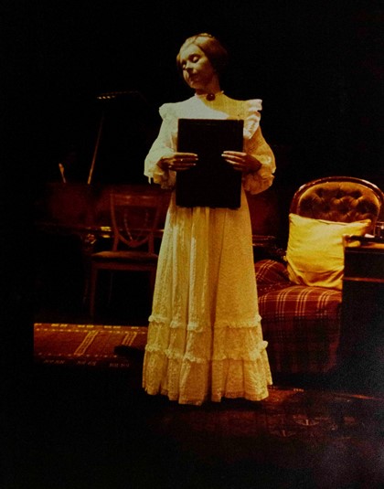 Production still for "An Evening with Queen Victoria". Prunella Scales as Queen Victoria. Photographer: Unknown