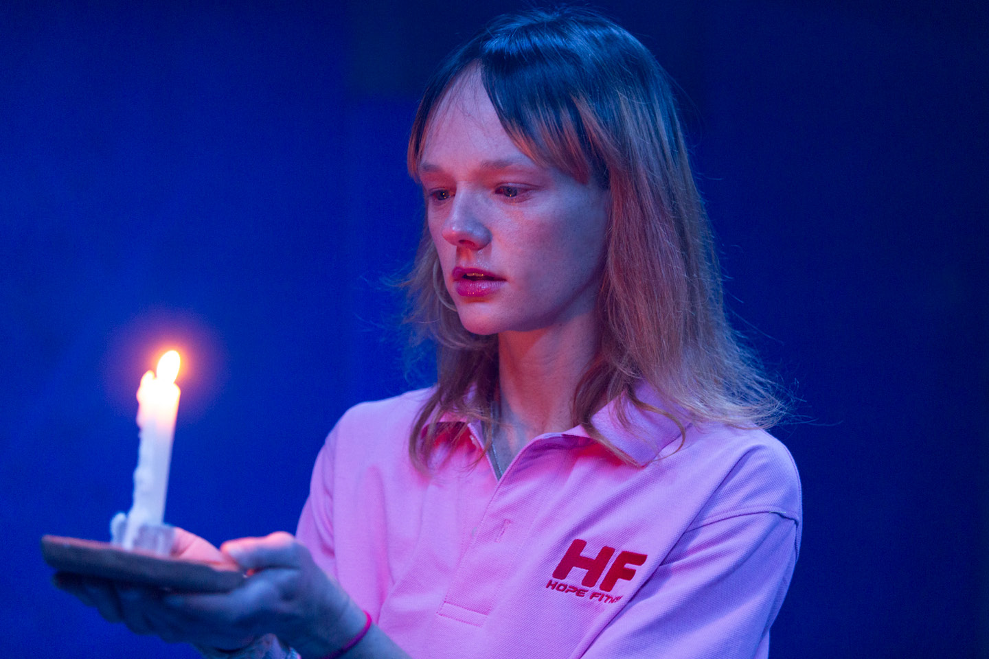 Campaign image for the 2023 Season of 'Hour of the Wolf'. In photo: Emily Milledge. Photographer: Pia Johnson