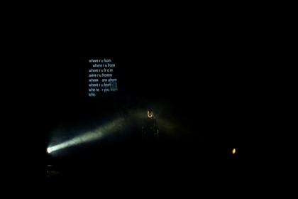 Production still for "Wake in Fright". Zahra Newman. Photographer: Pia Johnson