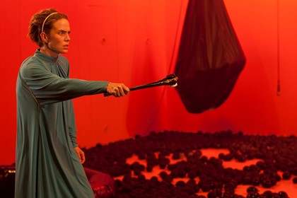 Production still for "Frankenstein". Dana Miltins. Photographer: Guy Little
