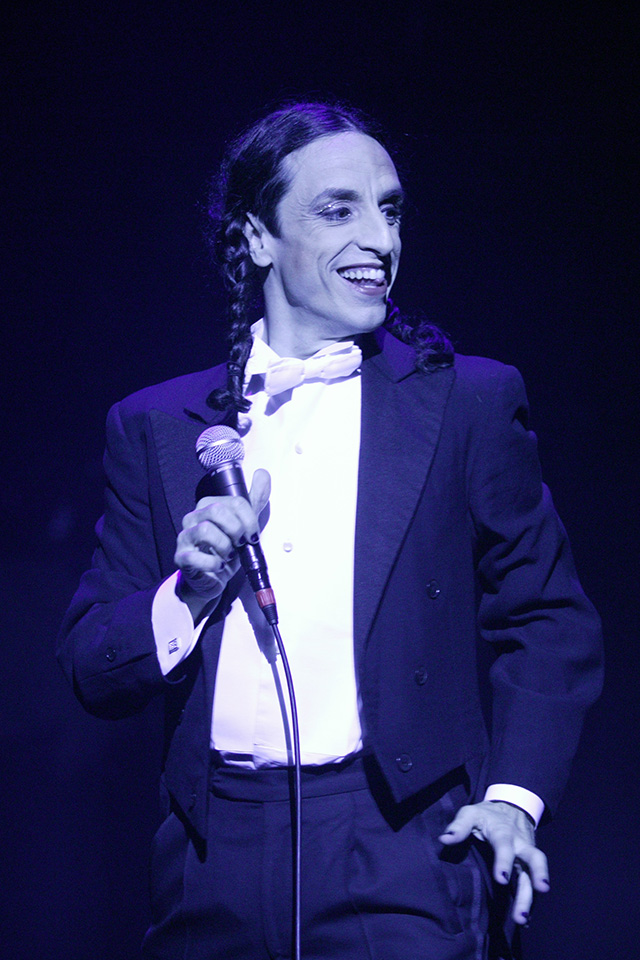 Production shot for "Boulevard Delirium". Paul Capsis. Photographer: Lisa Tomasetti