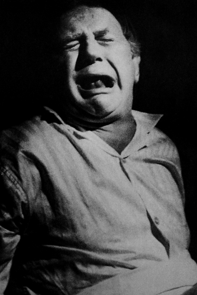 From the programme for "The Elocution of Benjamin Franklin". Gordon Chater as Robert O'Brien. Photographer: Peter Holderness