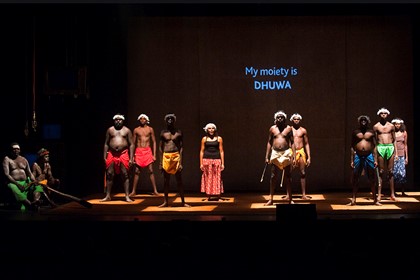Production still for "Ngurrumilmarrmiriyu (Wrong Skin)". Photographer: Unknown  
