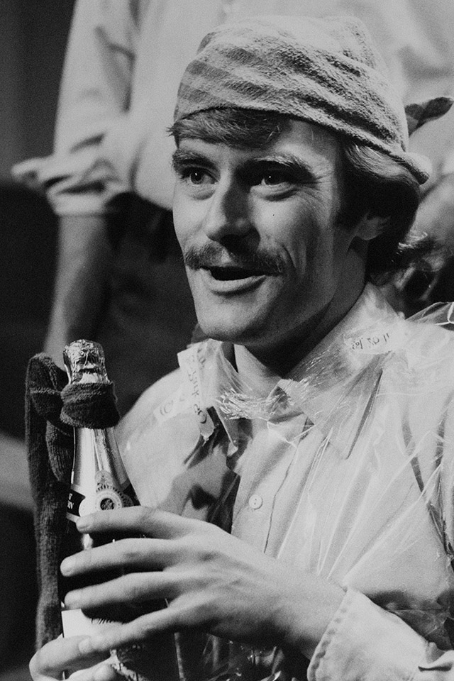 Production still for "Quadraphrenia". Peter Ford as Sam Photographer: Jeff Busby