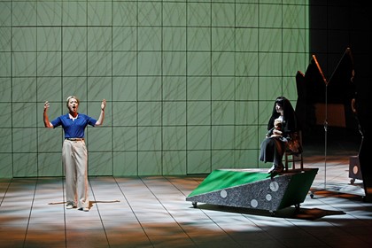 Production still for "Through the Looking Glass". Photographer: Jeff Busby