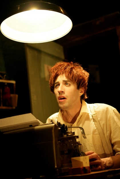 Production still from "The Black Swan of Trespass". Christopher Brown. Photographer: Jeff Busby