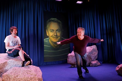 Production still for "Intimacy". L-R: Paul Lum, Patrick Moffatt. Photographer: Jeff Busby