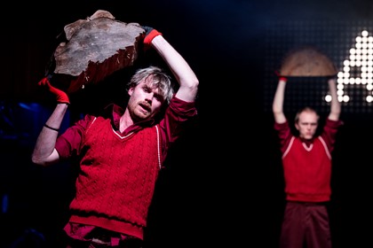 Production photography from The Orchard / Photographer: Pia Johnson / Featuring: Hugo Williams and William Strom