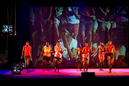 Production still for "Ngurrumilmarrmiriyu (Wrong Skin)". Photographer: Unknown  