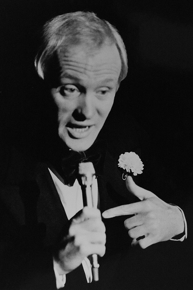 Production still for "Comedians". Ron Challinor as Mick Connor. Photographer: Jeff Busby