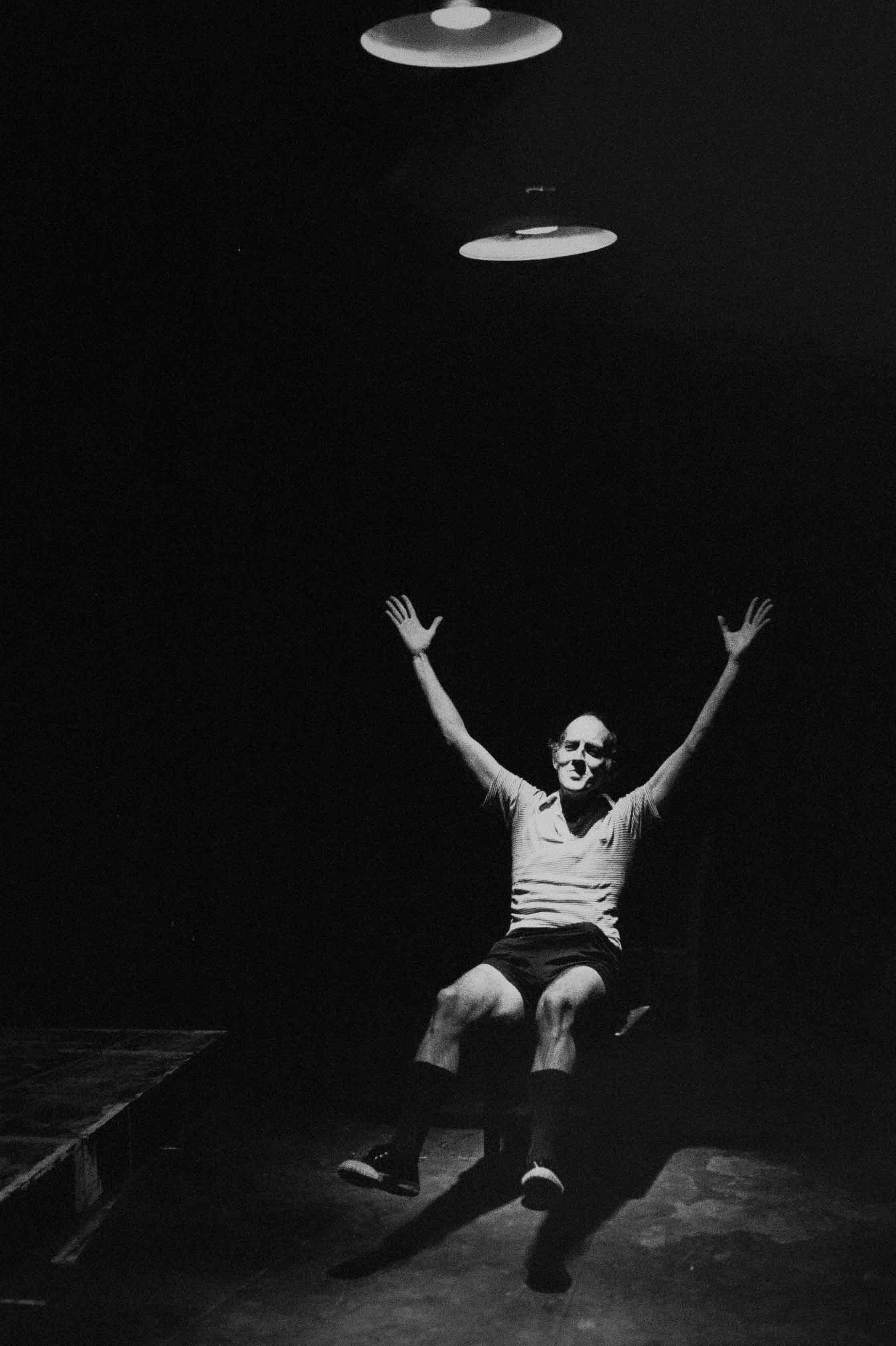 Production still for "Ball Boys". Cliff Ellen as Rupert. Photographer: Jeff Busby