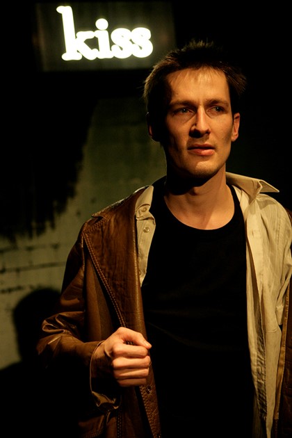 Production still for "Autobiography of Red". Luke Mullins. Photographer: Jeff Busby
