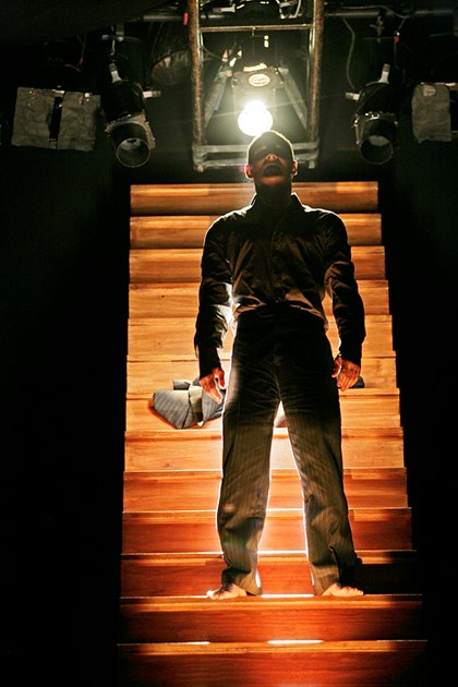 Production still "The Tell-Tale Heart". Martin Niedermair. Photographer: Jeff Busby