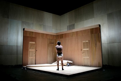 Production still for "The Trial". Ewen Leslie. Photographer: Jeff Busby