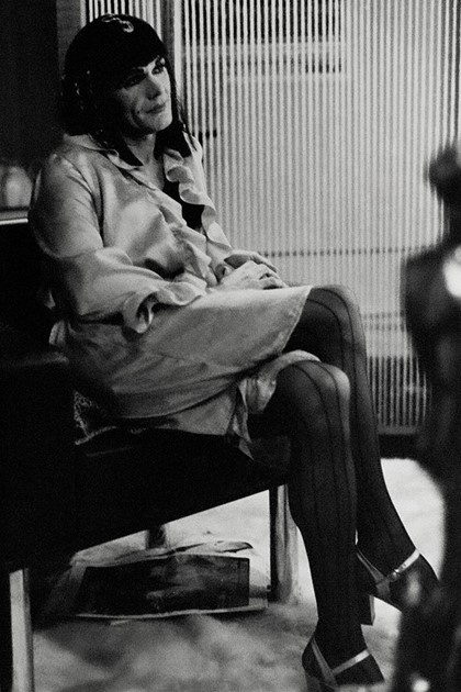 Production still for "Hosanna". Robert Essex as Hosanna. Photographer: Sandra Matlock