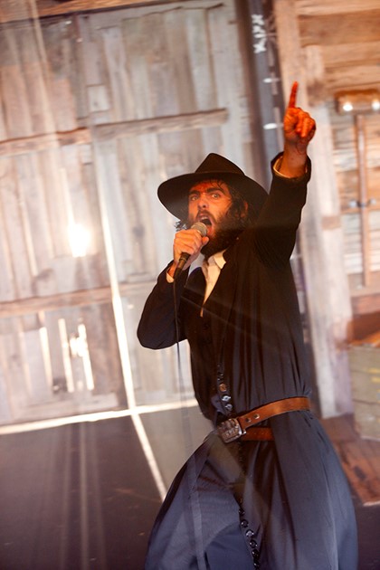Production still for "Avast/Avast II". Mark Leonard Winter. Photographer: Jeff Busby