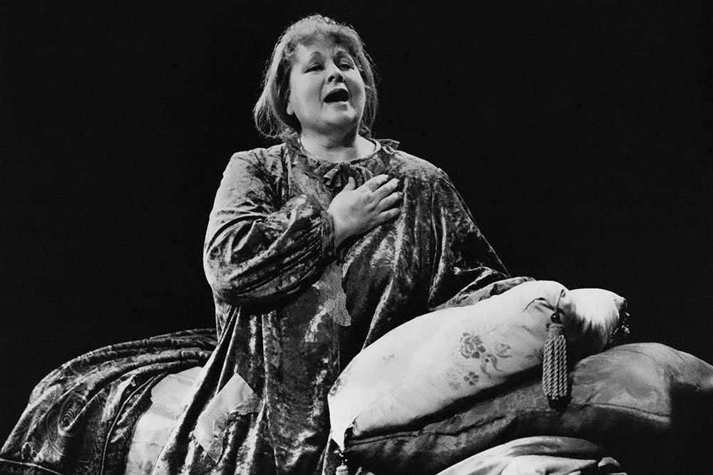 Production still for "The Newspaper of Claremont Street". Marion Edward. Photographer: Jeff Busby