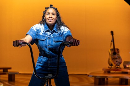 Production still for the 2024 Season of 'The Hate Race'. Zahra Newman. Photographer: Tiffany Garvie