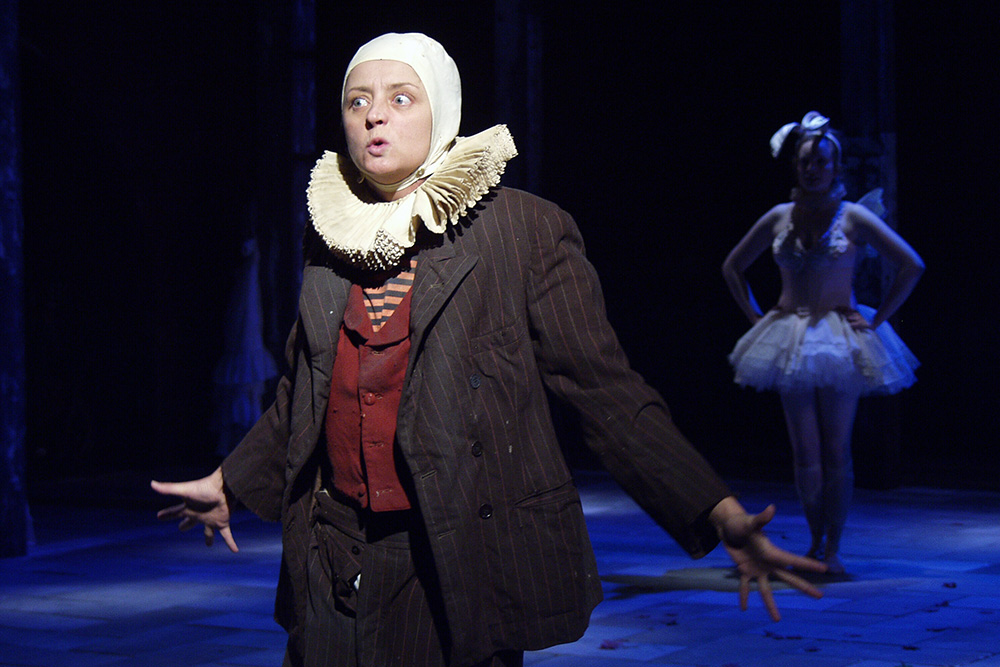 Production still for "Night Letters". L-R: Jeanette Cronin, Ksenja Logos. Photographer: Unknown