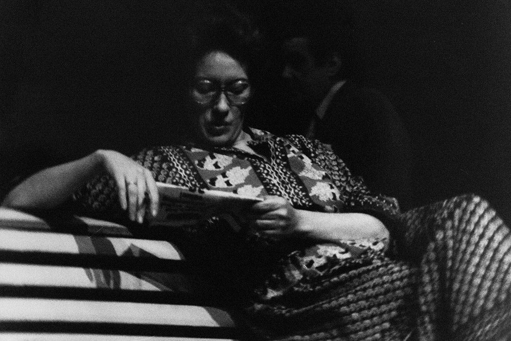 Production still for "Let Me In". L-R: Anne Phelan, Michael Duffield. Photographer: William Gluth