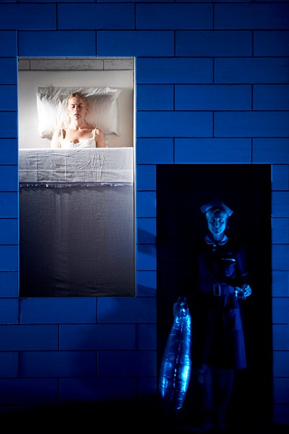 Production still for "Kitten". L-R: Kate Kendall, Natasha Herbert. Photographer: Ross Bird