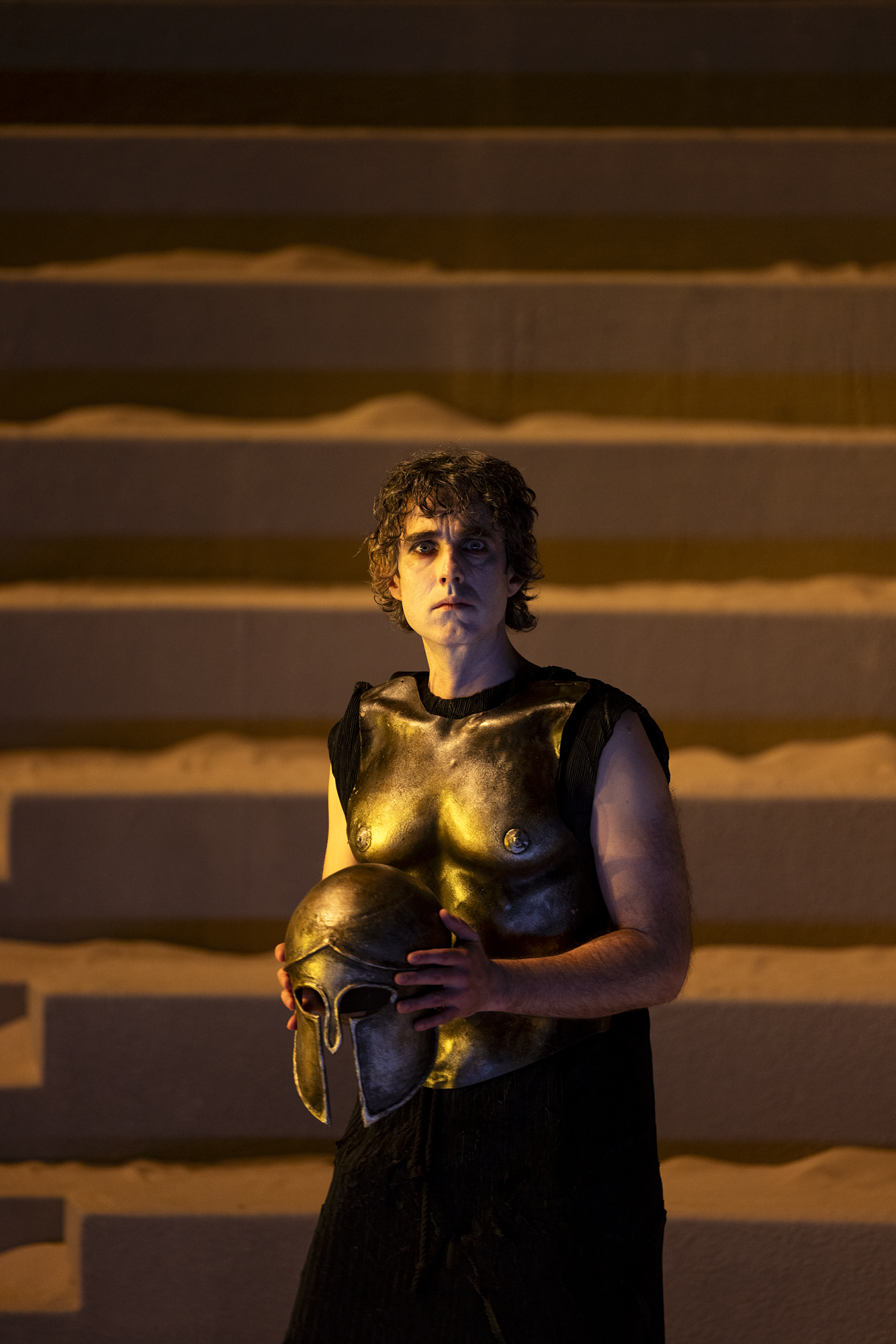 Production photography from TROY (2025) / Photographer: Pia Johnson / Featuring: Mark Leonard Winter