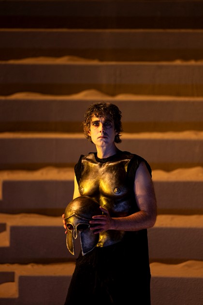 Production photography from TROY (2025) / Photographer: Pia Johnson / Featuring: Mark Leonard Winter