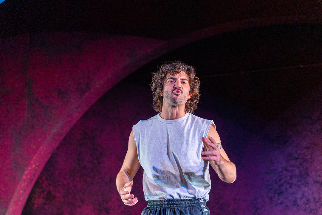 Production still for the 2023 Season of 'Loaded'. In Photo: Danny Ball. Photographer: Tamarah Scott