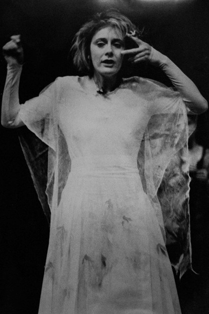 Production still for "Hamlet". Margaret Cameron as Ophelia. Photographer: David B. Simmonds