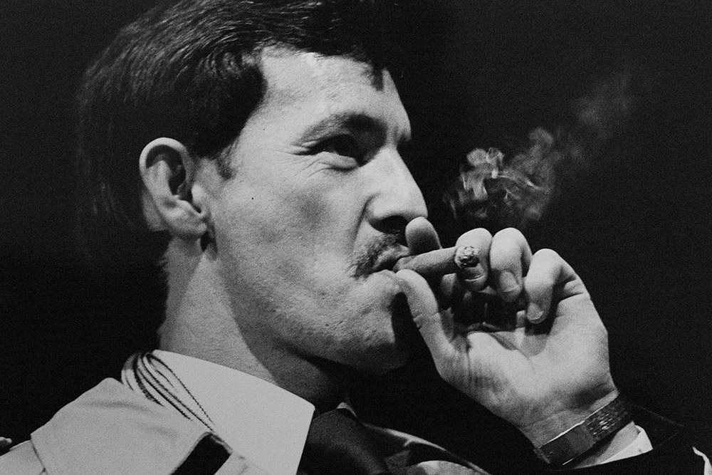 Production still for "Comedians". Robert Harrison. Photographer: Jeff Busby