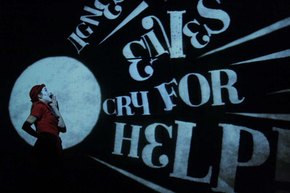 Production still for "The Animals and Children Took to the Streets". Lillian Henley. Photo credit: 1927