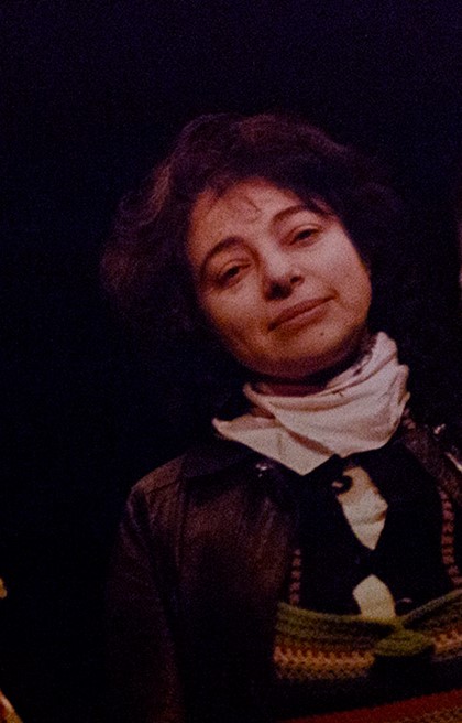 Publicity still for "Medea". L-R: Robbie McGregor (Medea) with designer Mirka Mora. Photographer: Jeff Busby