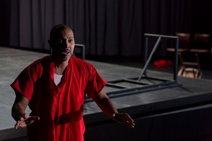 Production still for "I Am a Miracle". Bert LaBonté. Photographer: Pia Johnson