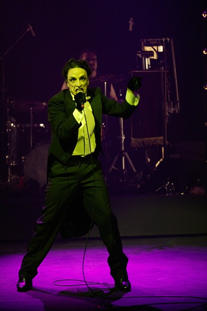 Production shot for "Boulevard Delirium". Paul Capsis. Photographer: Lisa Tomasetti