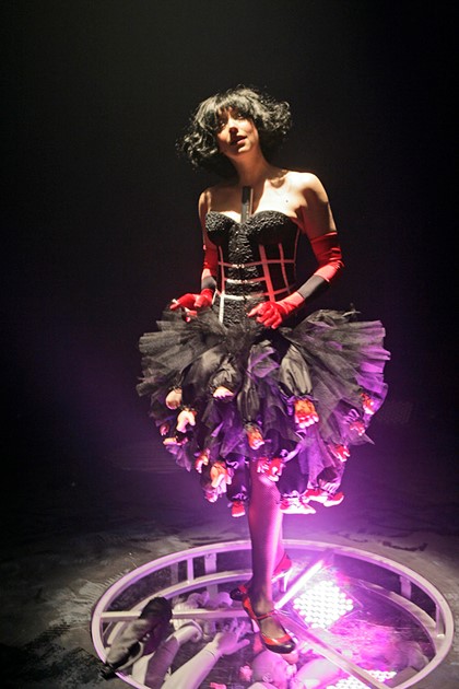 Production still for "Vamp". Meow Meow. Photographer: Jeff Busby