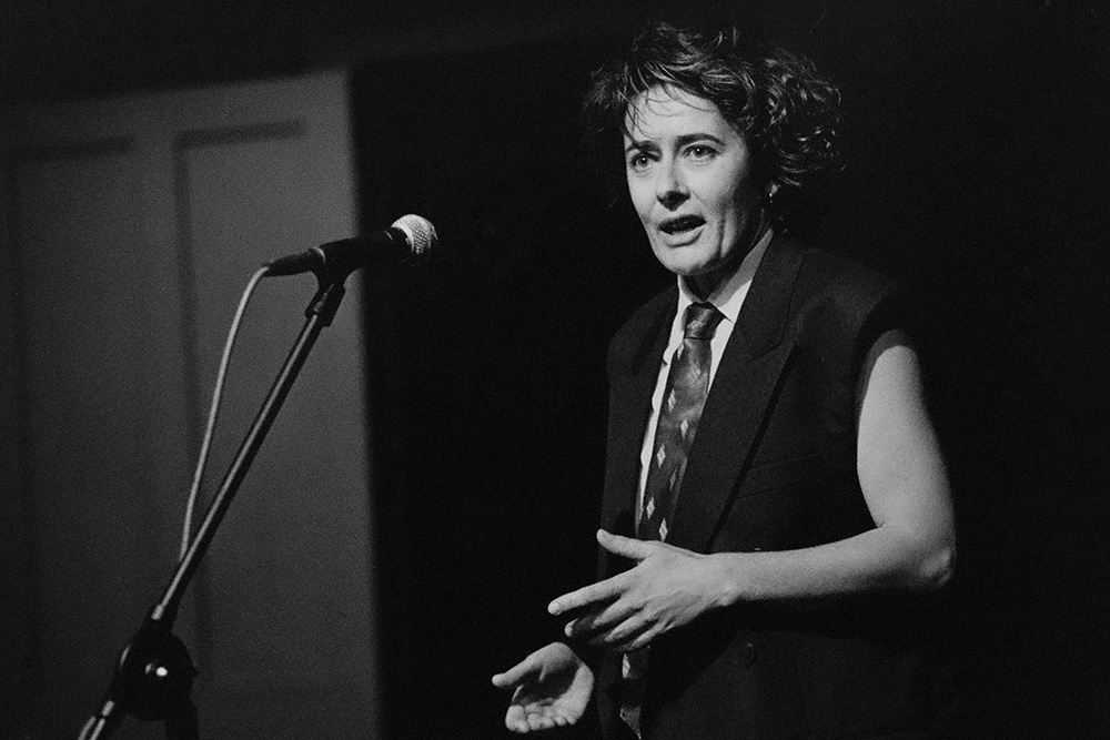 Production still for "Four Play". Margaret Cameron in "Calypso!". Photographer: Jeff Busby