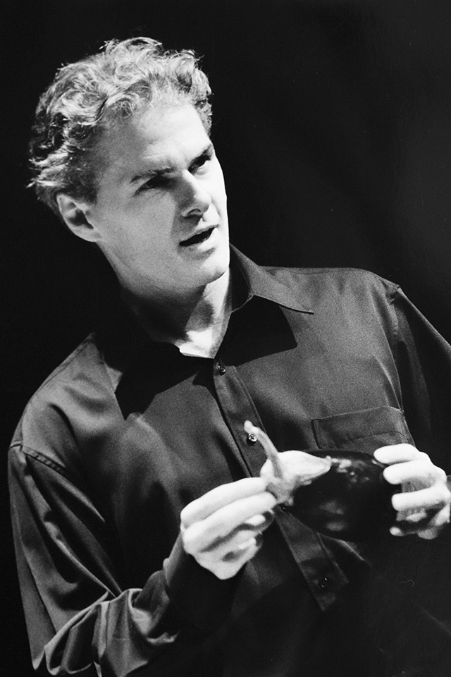 Production still for "Salt". Paul English as The Man. Photographer: Jeff Busby