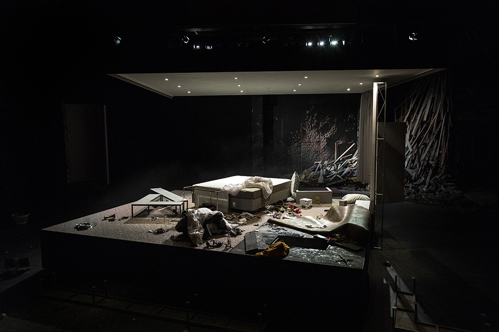 Production still for "Blasted". Photographer: Pia Johnson