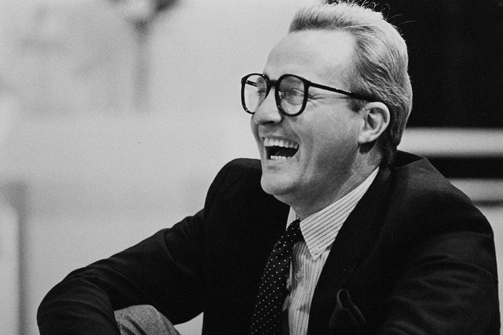 Production still for "Blue Window". John O'May. Photographer: David B. Simmonds