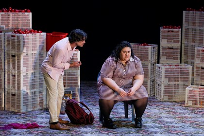 Production still for the 2022 Season of 'Looking For Alibrandi'. L-R: Ashley Lyons, Chanella Macri. Photographers: Jeff Busby & Tamarah Scott