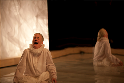 Production still for "Orlando". Dana Miltins. Photographer: Sarah Walker