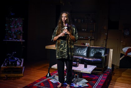 Production still for the 2022 Season of 'CHASE'. In photo: Carly Sheppard. Photographer: Shortcut Creative (Tamarah Scott)