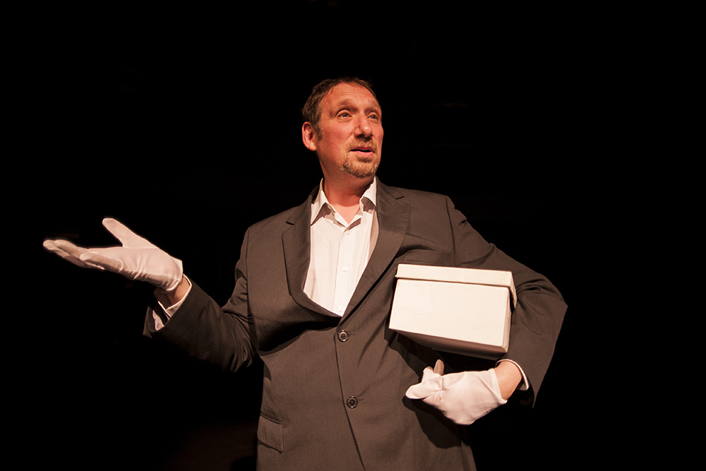 Production still for "Wot? No Fish!!!" Danny Braverman. Photographer: Malwina Matusiewicz