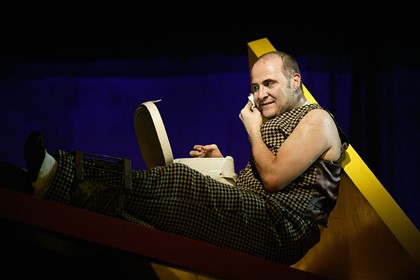 Production still for "Not Like Beckett". Russell Dykstra as Walter Walloon Beckett. Photographer: Lisa Tomasetti