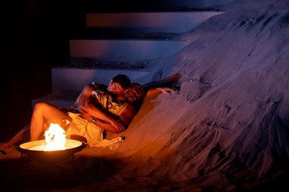 Production photography from TROY (2025) / Photographer: Pia Johnson / Featuring: Danny Ball & Lyndon Watts