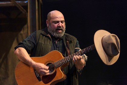 Production still for "Walking into the Bigness". Richard Frankland. Photographer: Pia Johnson