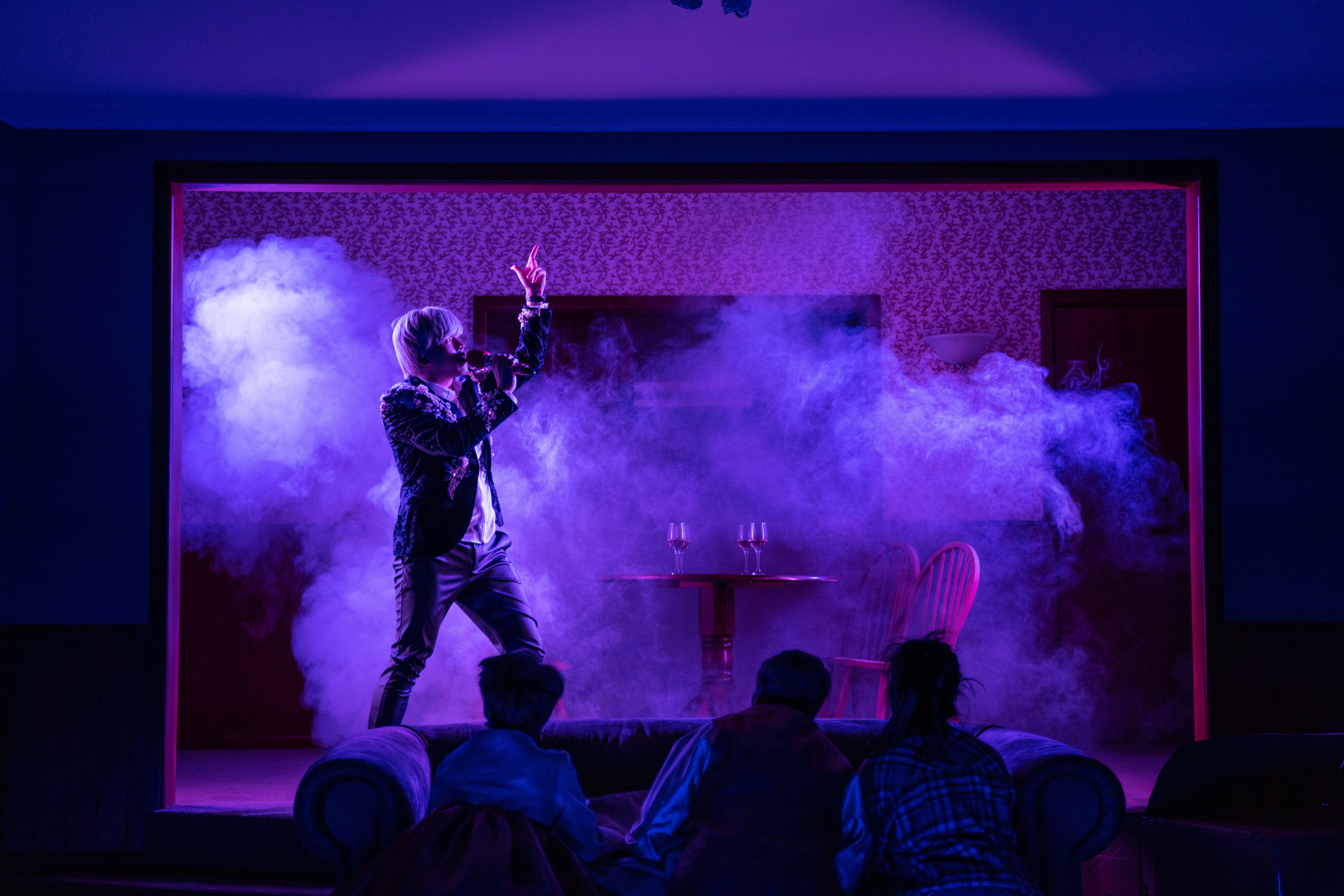 Production still for the 2022 Season of 'K-BOX'. In photo: Jeffrey Liu. Photographer: Phoebe Powell