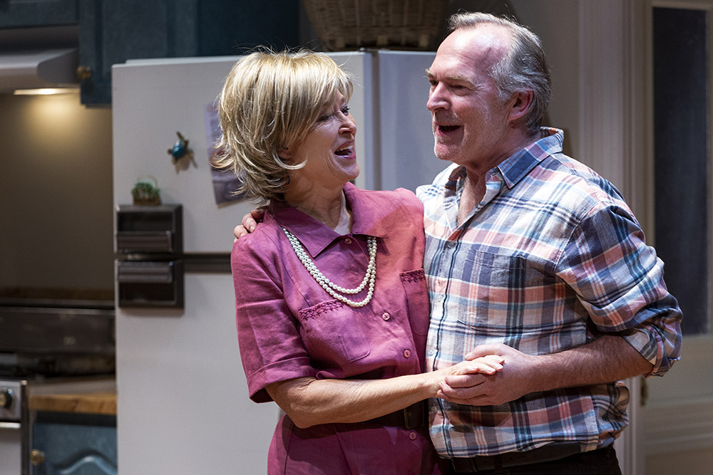 Production still for "Australian Realness". L-R: Linda Cropper, Greg Stone. Photographer: Pia Johnson